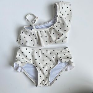 Boutique toddler polka dot bikini (great condition)